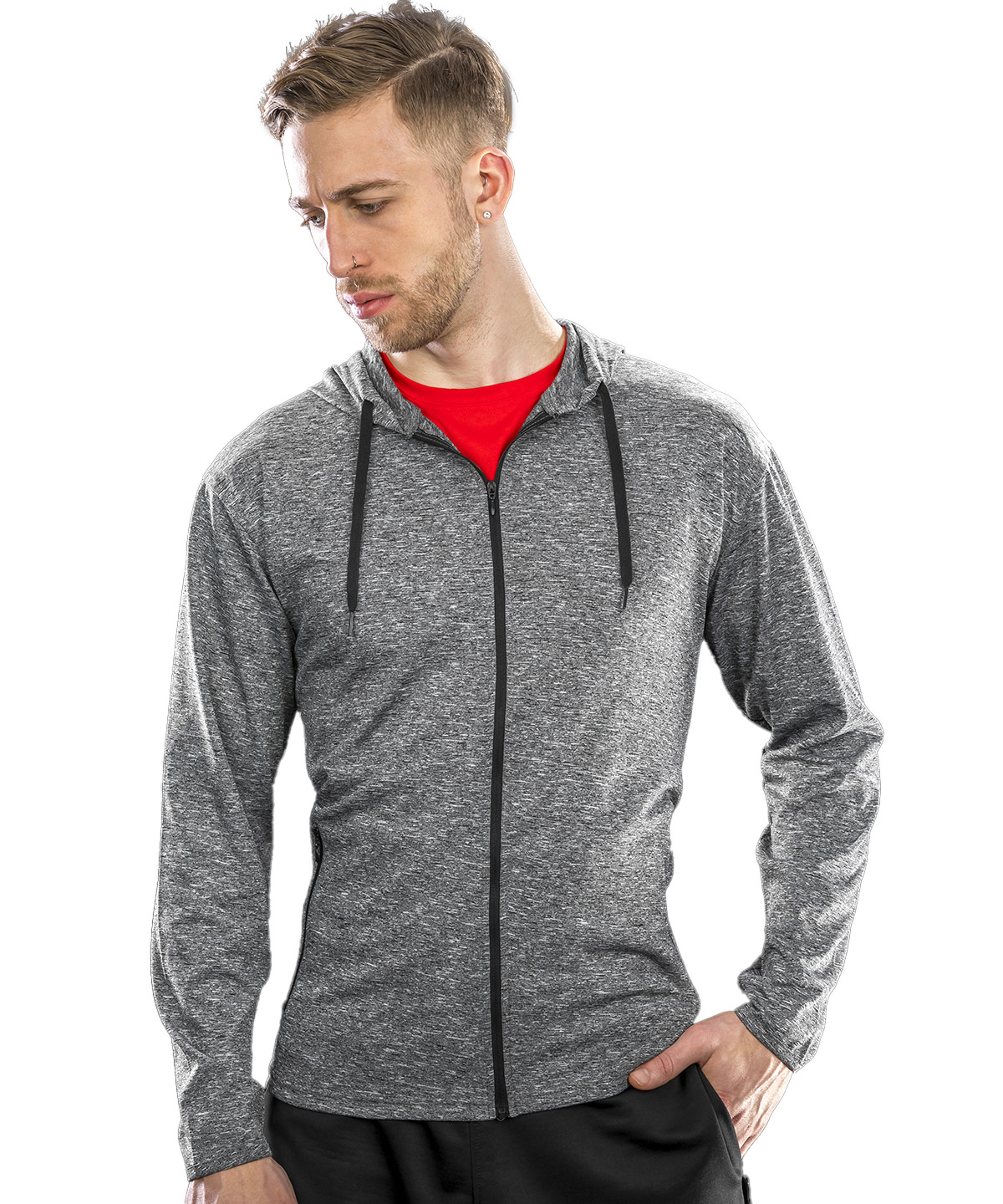 Hooded tee jacket 