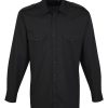 Long sleeve pilot shirt - Black - 17