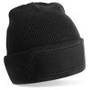 Recycled original patch beanie - Black - One size