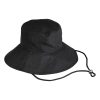 Wide brim sun hat - Black - One size