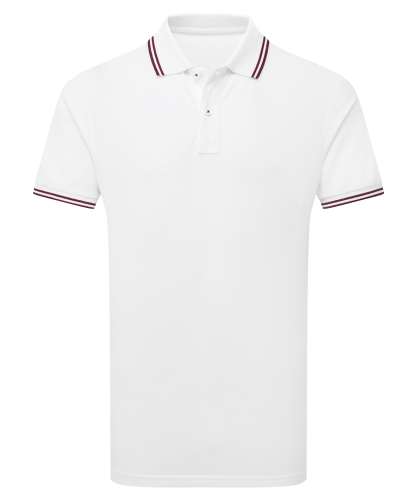 White/Burgundy