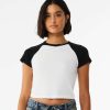 Women’s micro rib raglan baby t-shirt