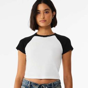 Women’s micro rib raglan baby t-shirt