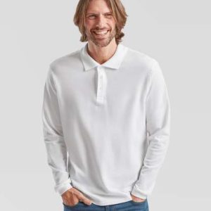 Premium long sleeve polo 