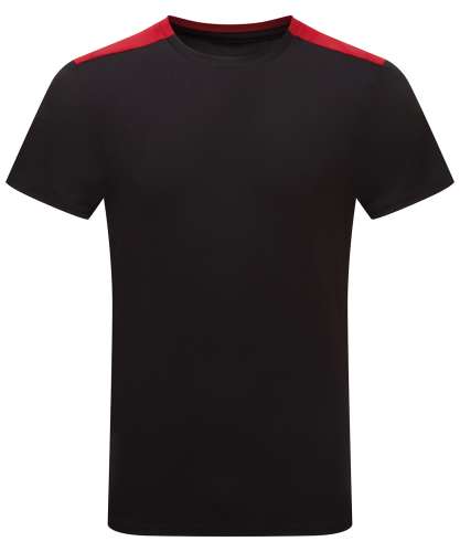 Black/Fire Red