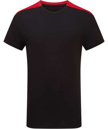 Black/Fire Red